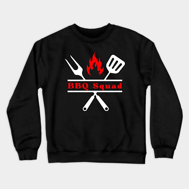 BBQ Squad Crewneck Sweatshirt by MtWoodson